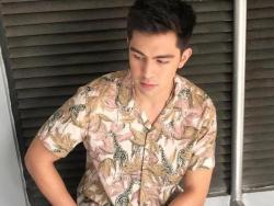 LOOK: Derrick Monasterio tries his hand at painting for the first time