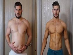 「大肚男」每天拍裸上半身照片激勵自己　3個月後…變身超可口天菜