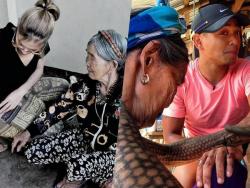 IN PHOTOS: Celebrities na nagpa-tattoo kay Apo Whang-Od