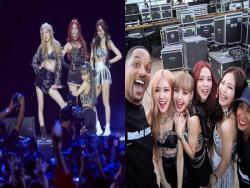 BLACKPINK出席科切拉音樂節台上台下玩High，「BLACKPINK和4名韓國女粉絲」笑噴XD