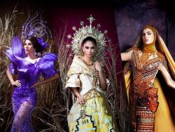 WATCH: Bb. Pilipinas 2019 candidates, ibinida ang kanilang national costumes