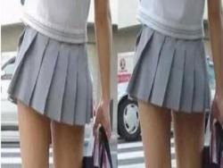 日本女高中生裙子有多短？最後一張…