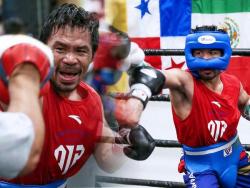 IN PHOTOS: Manny Pacquiao starts off 2019  with hard sparring