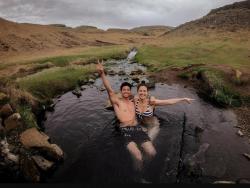 WATCH: Mikael Daez and Megan Young take a dip at a hot spring in freezing Iceland